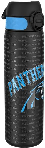 ion8 NFL Edelstahl-Trinkflasche, Auslaufsicher, Einhandöffnung, Sichere Verriegelung, Spülmaschinenfest, Tragegriff, Langlebig, Ideal für Sport