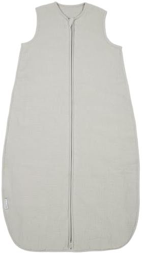 Meyco Baby Greige Schlafsack ohne Ärmel gefüttert musselin 110cm