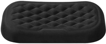 Tiardey Reposamuñecas y Codos de Escritorio con Espuma viscoelástica y Base Antideslizante para aliviar el Dolor de Codo, cómodo Accesorio de Escritorio para Oficina y Juegos, Color Negro