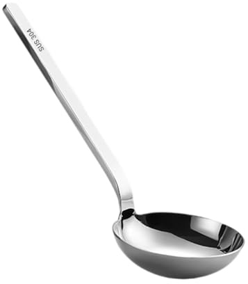 Premium Stainless Steel Ladle Functional Spoon for Easy Serving Practical Ladle Short Handle Big Spoon for Kitchen Use