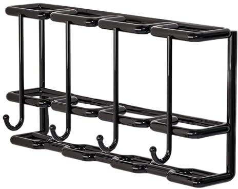 Whnbuij Roof Holder Holder, Umbrella Organiser for Wall - 4 Slot Metal Umbrella Rack Holder Wall Mount - Household Supplies, Space-saving Organiser, Home Decoration for Indoor Use