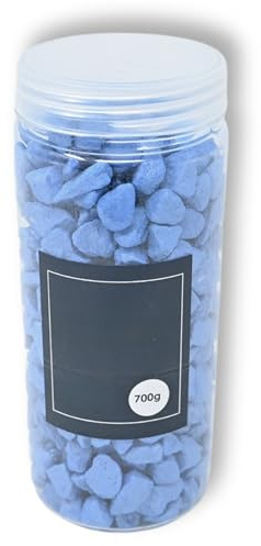 damaloo 700 g de pierres décoratives métallisées – Pierres décoratives pour vases, bougies, mini étang, jardin et décoration de table – Galets décoratifs de 10 à 20 mm comme sable de bougies et