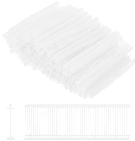 sourcing map 5000Pcs Standard Tagging Barb Fasteners, 25mm/0.98 Inch Tagging Gun Fasteners PP Plastic Tag Barbs Pins Attachments for Clothing Price Label Garment Retail, Transparent