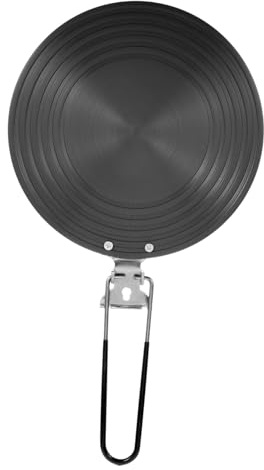 Hemobllo Diffuseur De Chaleur En Aluminium 24cm Plaque D'adaptation Pour Cuisinière à Gaz Anti-brûlure Pliable Adapté Pour Ustensiles En Inox Verre Et Céramique Cuisine à Induction