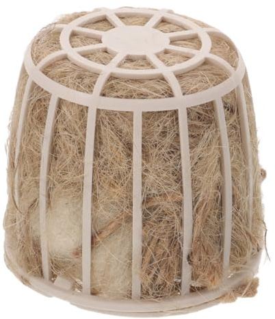 ARTSEWPLY Nido Colgante para Jaula De Loros y Periquitos, Cesta Paja para Construcción De Nidos, Herramienta para Fomentar Instintos Naturales y Cuidado En Jaulas Interiores