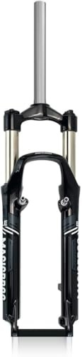 Caimcie 26 MTB-Gabel 1 1/8 V-Bremse/Scheibe Luftdruckdämpfung Fahrradgabel Aluminiumlegierung Schulterkontrolle B