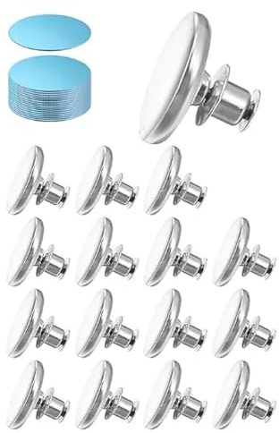 20 Pairs Magnetic Curtain Clips, 20mm Adhesive Curtain Magnets