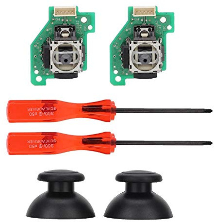 Wendry Game Joystick, Module de capteur de Joystick analogique 3D de Remplacement fixé au Pouce pour WII U, Conception de Bouton de poignée Professionnelle