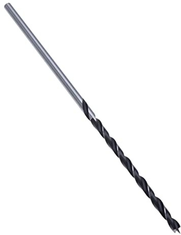 Mèche extra longue de 12 mm x 300 mm (lot de 2) - Mèches à pointe bradée et à spirale torsadée pour le perçage du bois, du plastique, du caoutchouc et le bricolage - fabriquées en acier au carbone