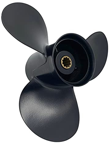 SUNGZE Mercury Außenbord-Propeller 9,9 x 13 P für Motor 25-30 PS 10 Zähne 48-19640A40 / Boot-Außenbordpropeller für Tohatsu Motor 3R0B645270 9 7/8x13