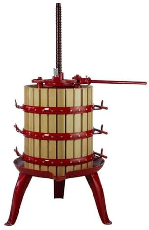Torchio ø70cm Ratschenpresse 2 Vel für Traubentrester UVA Wein Holz Made in Italy Baesso