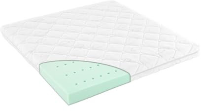 Sämann Laufstall Matratze für Babys I Cloud SleepPlus 100x100 cm I Baby-Laufgittermatratze aus Komfort-Kaltschaum I Atmungsaktiv & formstabil I Antiallergisch & Abnehmbarer, waschbarer Bezug