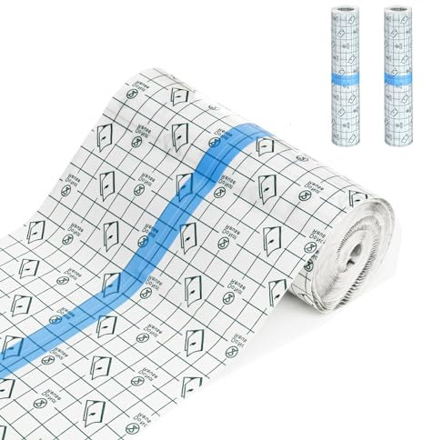 LYNSAN 2 PCS Benda Trasparente Impermeabile, 15cm*2m Cerotti Impermeabili, Pellicola Per Tatuaggi, Per Sport Dopo l'Intervento Chirurgico Docce, Protezione Delle Ferite(2Roll 15cm*1m)