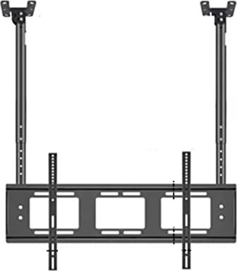 Universal TV Stand, Universal TV Stand TV Stand TV Bracket Rolling Mobile TV Stand with Shelf On Wheels for 45-65 Inch Screen TVs, Height Adjustable AV Shelf, Max VESA 400x400mm TV Mount Stand for Liv