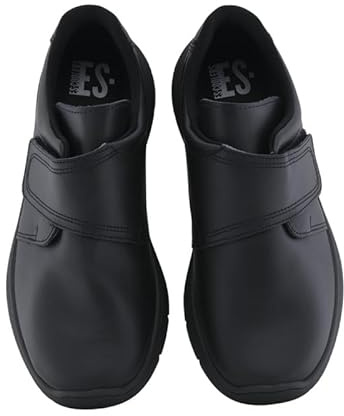 ESCOOLERS DEPORTIVO ZUECO PIEL CERRE ADHERENTE WORKFLEX HOMBRE - 42, Negro