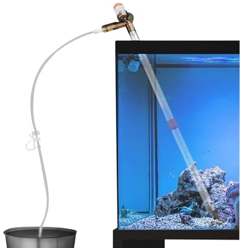 5-in-1-Kiesreiniger für Aquarien, Kiesreiniger, Aquarium-Reiniger, Staubsauger für Aquarien, Reinigung von Kies und Sand, Kiesstaubsauger, Aquariumpflege