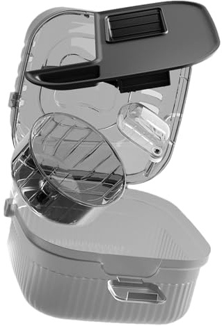 Großer Hamsterkäfig Atmungsaktive Kleintier-Transportbox Wasserflasche mit