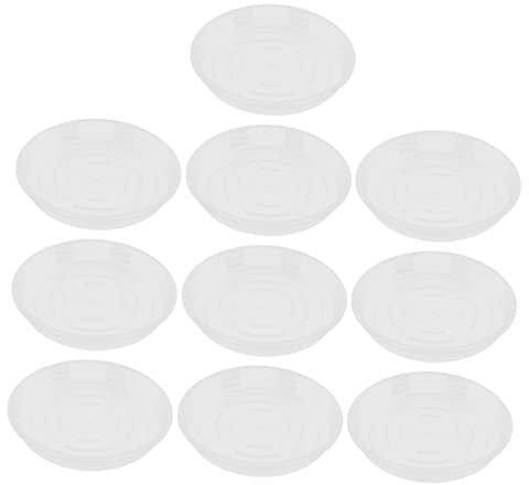 BESPORTBLE 10pcs Flower Pot Tray System Garden Plant Watering Bulbs Garden Watering Can Saucer Liner Infuser Hose Plant Coaster Plant Germination Trays Houseplant Cup Basket Planters Plastic