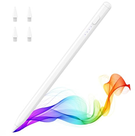 Moko Stift Für iPad (A16) 11./10. Gen, USB-C Schnellladen | Stylus Stift Für Apple iPad 2018-2026 11/10/9/8/7/6/A16,Mini 7-5,Air M4-M2 11/13/5/4/3,Pro 13/12.9/11,Neigung