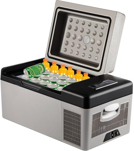 Réfrigérateur de Voiture à Compression,Mini Réfrigérateurs,Réfrigérateur Portable à Compression 20 L Mini Frigo Électrique Réfrigération Plage de température - 20℃ - 20℃ pour Maison/Voiture/Camping