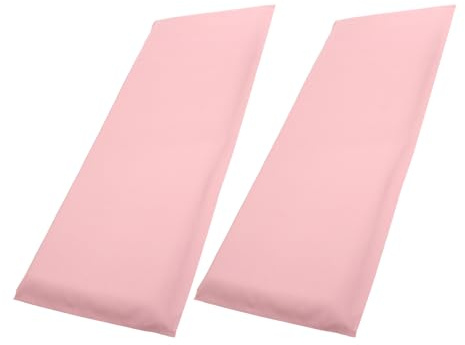 FIXOSHEE Lot de 2 Panneaux Muraux Adhésifs Rembourrés Anti-collision pour Chambre D'garçon et Filles 50 X 20 X 1 Cm, Coussin Mural Pvc Rose Tendre, Protection Murale Sécurisée et