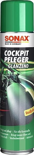 SONAX CockpitPfleger Vanilla-Fresh (400 ml) reinigt und pflegt alle Kunststoffteile im Auto | Art-Nr. 03423000
