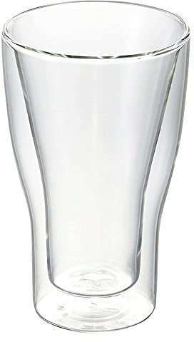 Luigi Bormioli 1454 - Set di 2 Tazze Doppie per Latte Macchiato in Vetro borosilicato, 340 ml, Set da 2