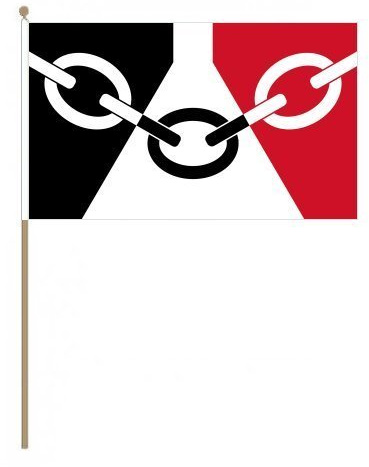 MadAboutFlags Black Country England Hand Flag - Large.