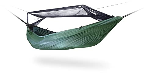 DD Hammocks DD Hammocks Frontline Hammock – Leichte Dschungel-Hängematte mit Moskitonetz zum Wandern, Camping und Rucksackreisen