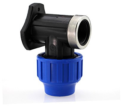 PE Wandscheibe Ø25 x 3/4 | DVGW geprüft | PE Klemm x Innengewinde – ZANORI