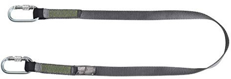 MSA Fall Protection Restraint Lanyard webbing 1,5m fixed length Steel screwgate carabiners EN 354