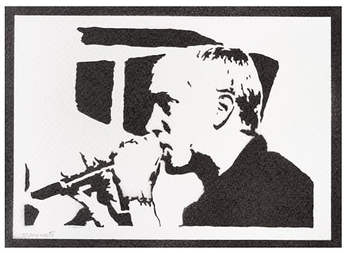 moreno-mata Echtes Handgemachtes Graffiti Eminem Musik Aesthetic Poster & Kunstdrucke Bilder Plakat Handmade Deko Wandbilder Wohnzimmer Wanddeko Geschenke für Männer und Frauen