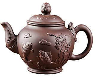 Cinese Yixing Handmade Viola Argilla Teiere Ceramica Teiera Tradizionale Zisha KungFu Teiera A01