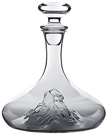 Decanter per vino caraffa vetro 1,2 l salvagoccia vino regali per vino libero a flip senza gocciolamento di alta qualità a goccio