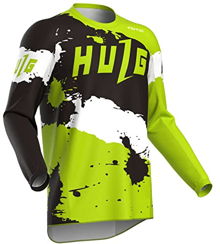 MTB-Trikot Für Herren,langärmlig,Downhill-Trikot,Herren-Fahrradbekleidung, Radsport-/Motocross-Bekleidung, Mountainbike-Shirt, MTB-BMX (style-06,5XL)