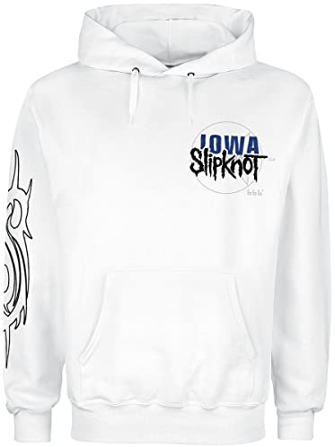 Slipknot Iowa Goat Cover Männer Kapuzenpullover weiß L