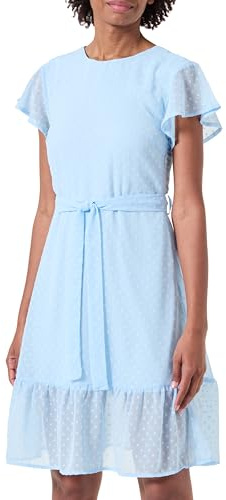 Vila Damen Vimaliana O-Neck S/S Short Dress/Ka Sommerkleid