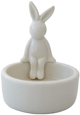Bunny Kerzenhalter | Duftlichthalter – Keramik Duftlicht-Display, lustiger Kaninchen-Design Kerzenhalter oder Katzenkaninchen-Enthusiasten