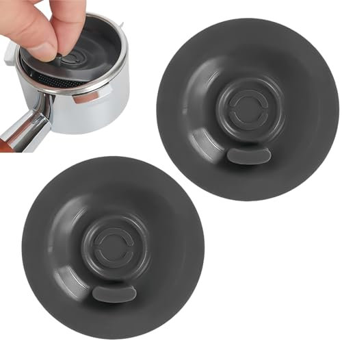 2 Pcs Sage Cleaning Tablets, 54mm Universal Sage Coffee Machine Cleaning Disc Silicone Cleaning Tablets Universal Coffee Machine Handle Cleaning Pad Compatible with Most Espresso Machines
