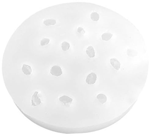 Mini chicchi di caffè stampo di cioccolato | stampi in silicone per cottura, 2,8 '' diametro di chicchi di chicchi di silicone da forno, facile da pulire la stampo per chicchi realistici per candele,