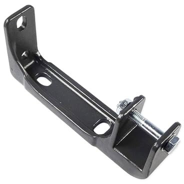 Support mural combiné pour store à bras articulé, support en acier renforcé, anthracite, support mural pour barre d'essai carrée de 40 x 40 mm, matériel de fixation, support mural pour auvents jusqu'à