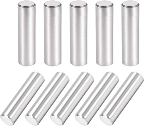 Yesallwas 30pzs Clavija Pasador 5mm x 40 mm Pasadores de Seguridad, Acero Inoxidable 304 Cilíndrico Soporte Estante Pasador ,Marcadores Espigas Madera para Fijar y Conectar Estantes Muebles