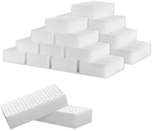 Esponja mágica para eliminar la suciedad, 20 unidades, esponja mágica para superficies de pared, esponja mágica, borrador de pared, color blanco, para cocina, baño, paredes, zapatos, ventanas, vasos