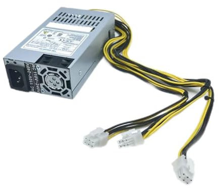 Rudiaoa 200/300/400/500W 1U Flexs ATXS PSUS Alimentation pour Petit Espace avec Câble Fixe Une Prise en PCIe 6pin