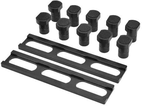 Woodworking Planing Stop 12Pcs Woodworking Planing Stop Bench Dogs Clamp Assistant Positioning Workbench Layout Tool 19mm