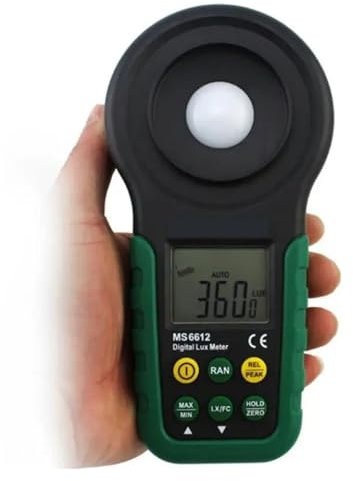 Luxmètre, Luxmètre numérique MS6612, luxmètre multifonction, luxmètre intégré, détecteur de métaux
