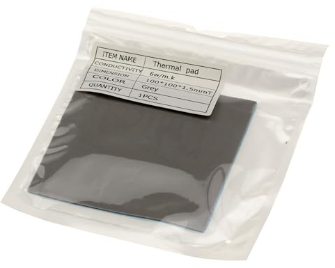 KALEA-INFORMATIQUE Pad Thermique a découper, conductivité 6W et épaisseur 1.5mm 10x10cm