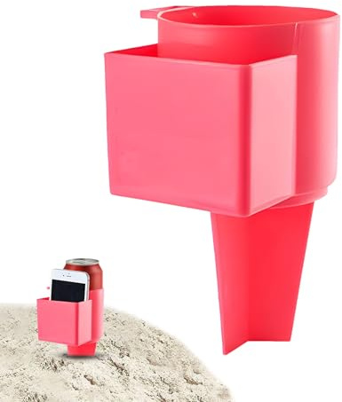 - Porte-gobelet - Dessous de verre multicolore pour tasse de sable, support de boissons portable en plein air, festivals, concerts, pique-niques | Porte-lunettes de soleil, récipient de rangement pour