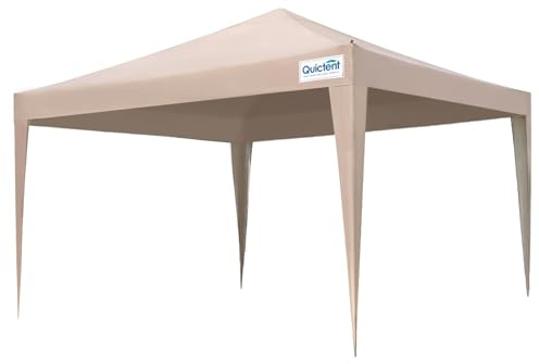 Quictent Pavillon-Ersatzdach 3x3m, wasserdicht, Winterfest, UV-50+, für Pop-Up Klicksystem, 6 Farben – Khaki
