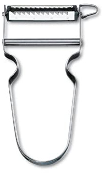 Victorinox J-Star Ustensiles de Cuisine Éplucheur à Julienne, Lame Oscillante, Gris